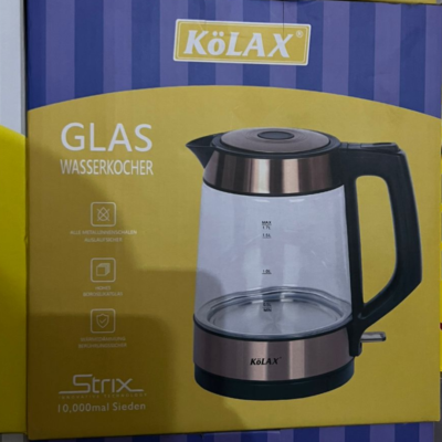KOLAX Glass electric kettle