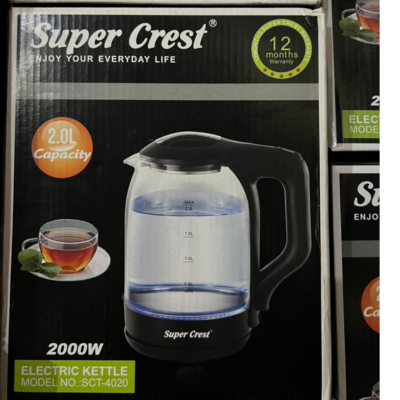 Super Crest Electric Kettle 2L
