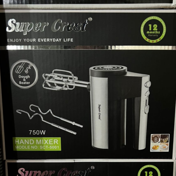 Super Crest Hand Mixer 750w