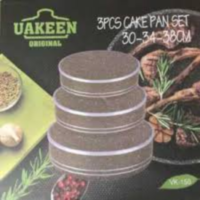 3pcs Cake Pan set