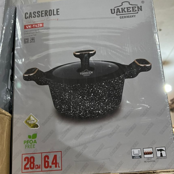 UAKEEN Casserole 28cm 6.4L